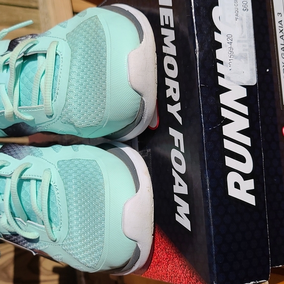 FILA Memory Galaxia 3 Running Sneaker Women's 8.5 Mint/Grey - Picture 4 of 9